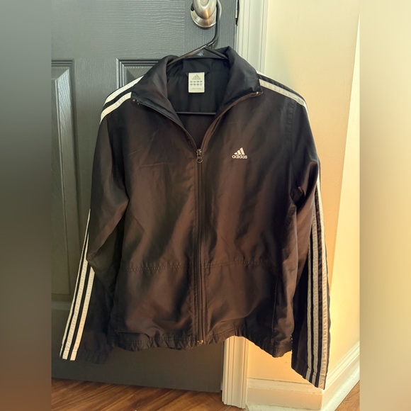 Adidas Women’s Black Windbreaker Track Jacket - Picture 8 of 8